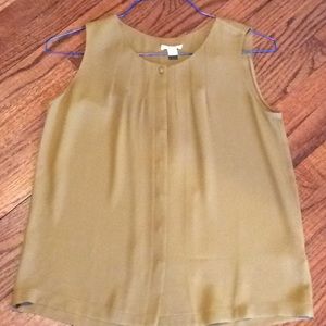 Silk sleeveless top